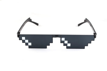 Thug Life Mosaic Sunglasses Pixel Sunglasses Two-dimensional