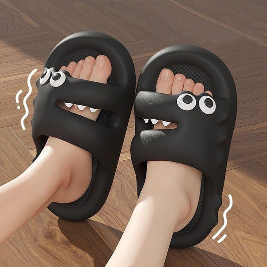 Cute Cartoon Slippers For Women Non-slip Thick Soles Floor