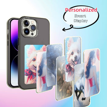 Luxury E-ink Screen Phone Case Unlimited Screen Projection Personalized Phone Cover Battery Free Phone Case